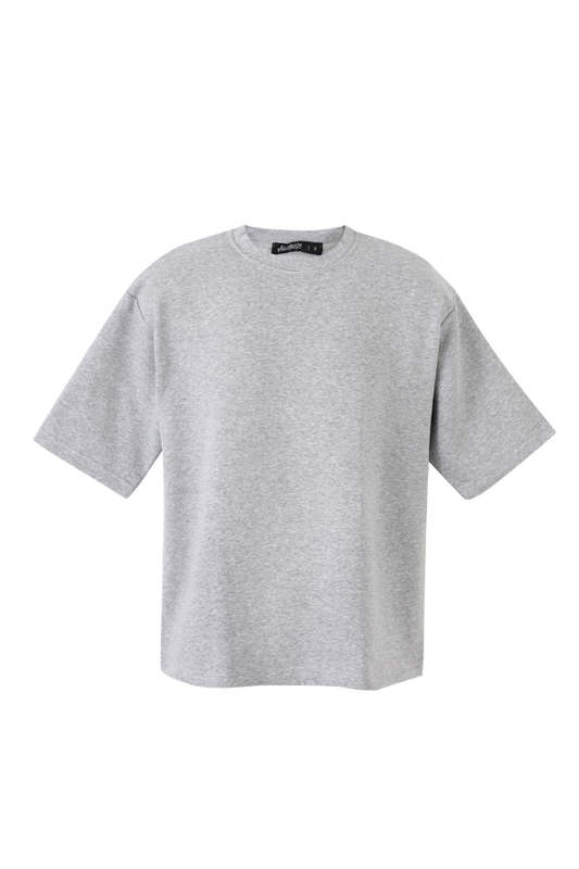 Boxy T-Shirt (Heather Grey)