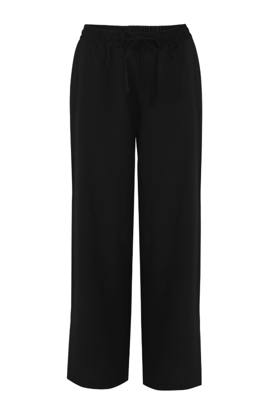 B Fit Drawstring Linen Pants (Black Pirate)