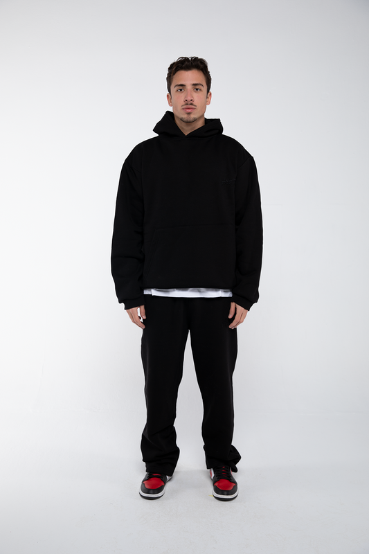 Open Leg Drawstring Joggers (Pirate)