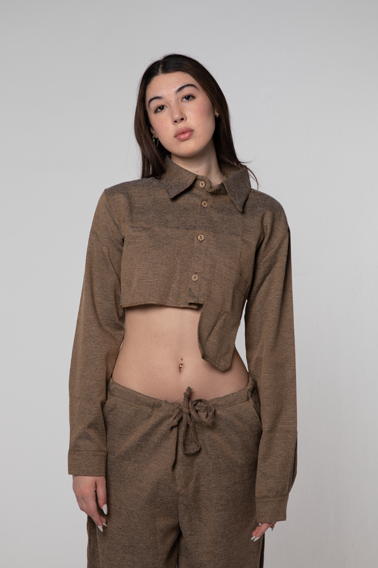 Heavy Linen Voltage Shirt (Hazel)