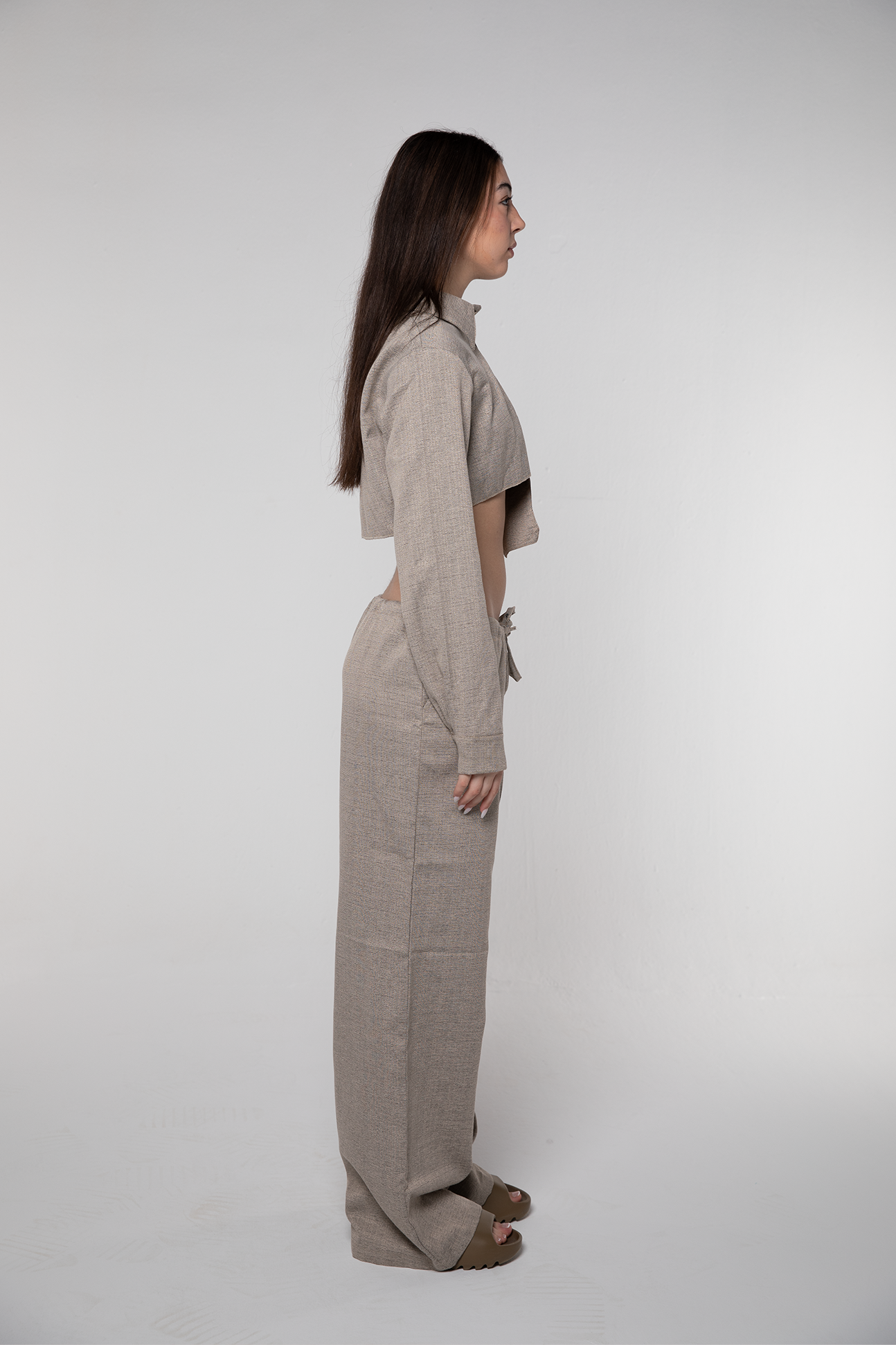 Heavy Linen Voltage Shirt (Sand)