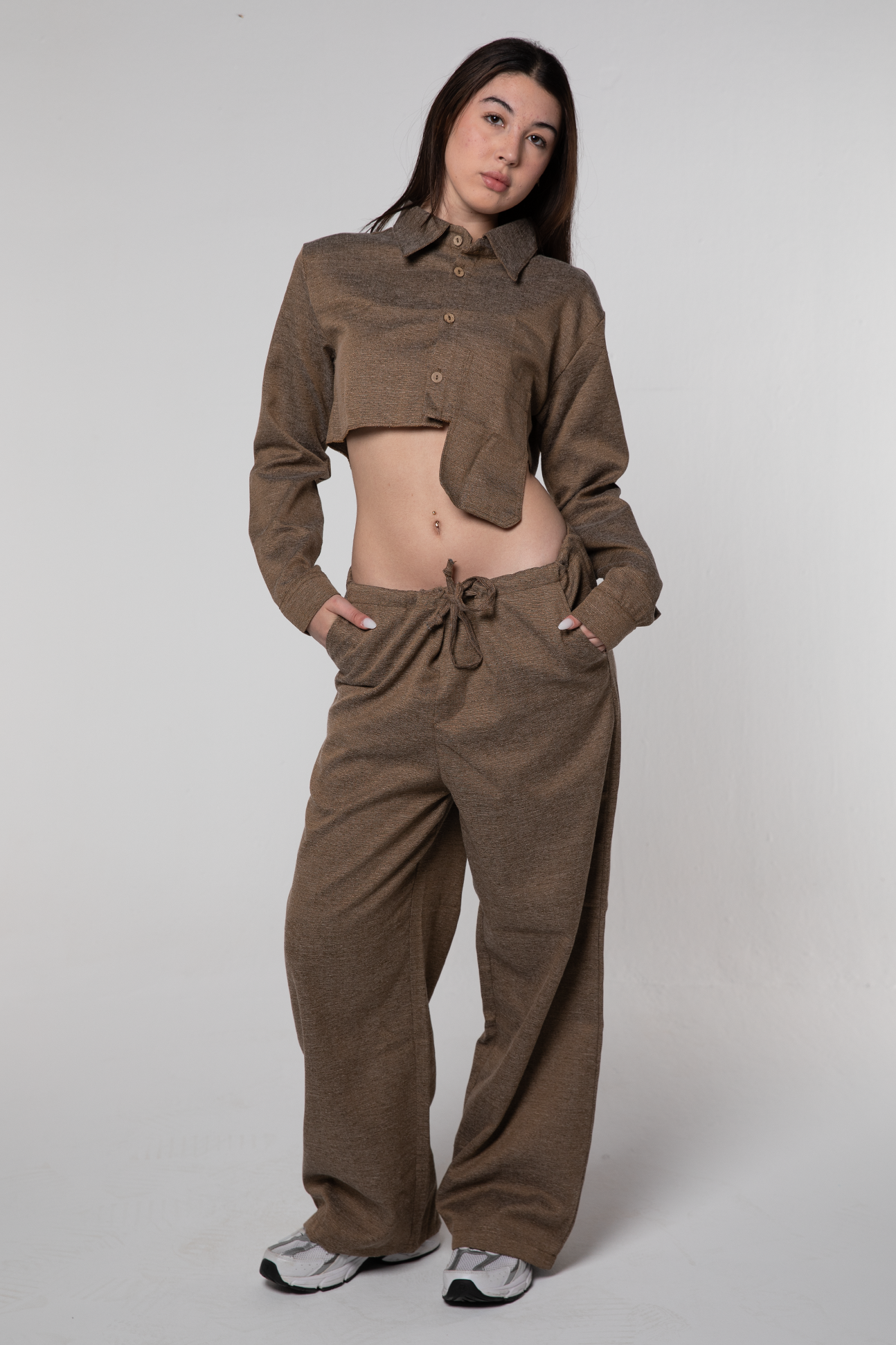 Heavy Linen Voltage Shirt (Hazel)