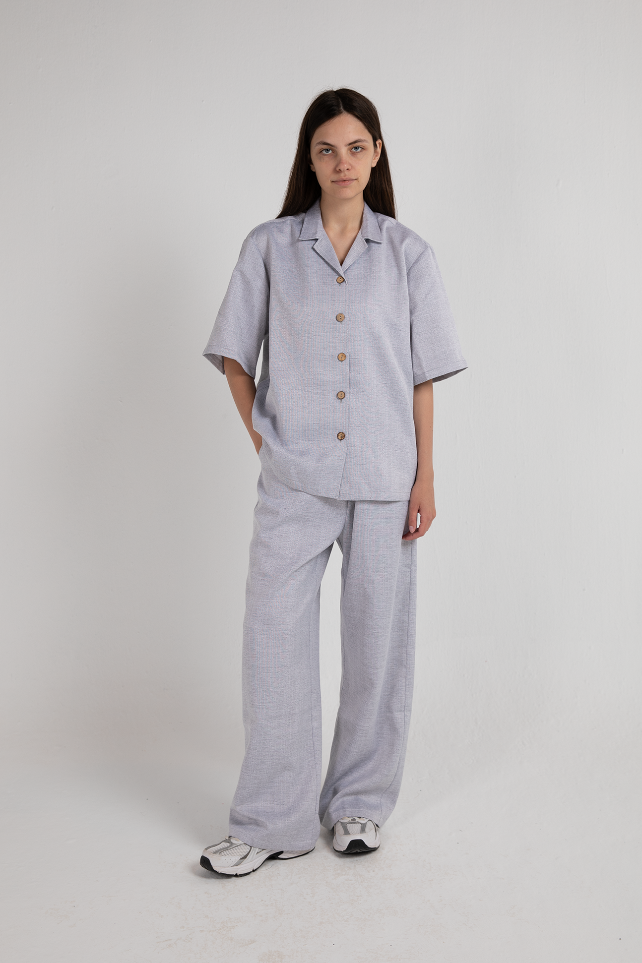 Everyday Heavy Linen Shirt (Coconut)
