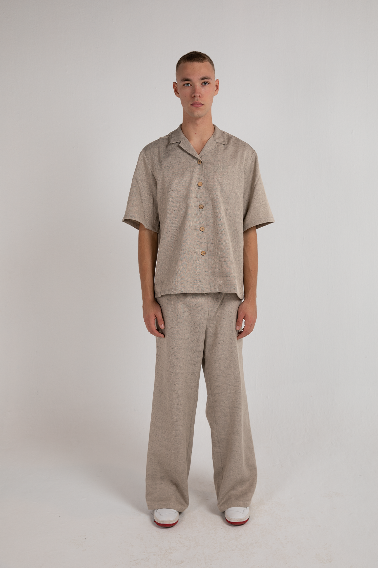 Everyday Heavy Linen Shirt (Sand)