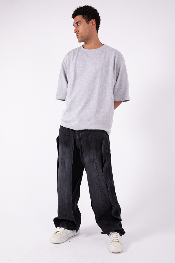 Boxy T-Shirt (Heather Grey)