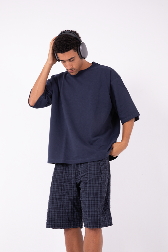 Boxy T-Shirt (Navy)