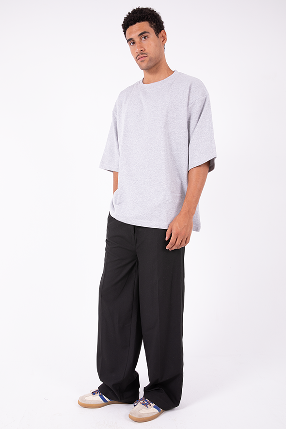 Boxy T-Shirt (Heather Grey)