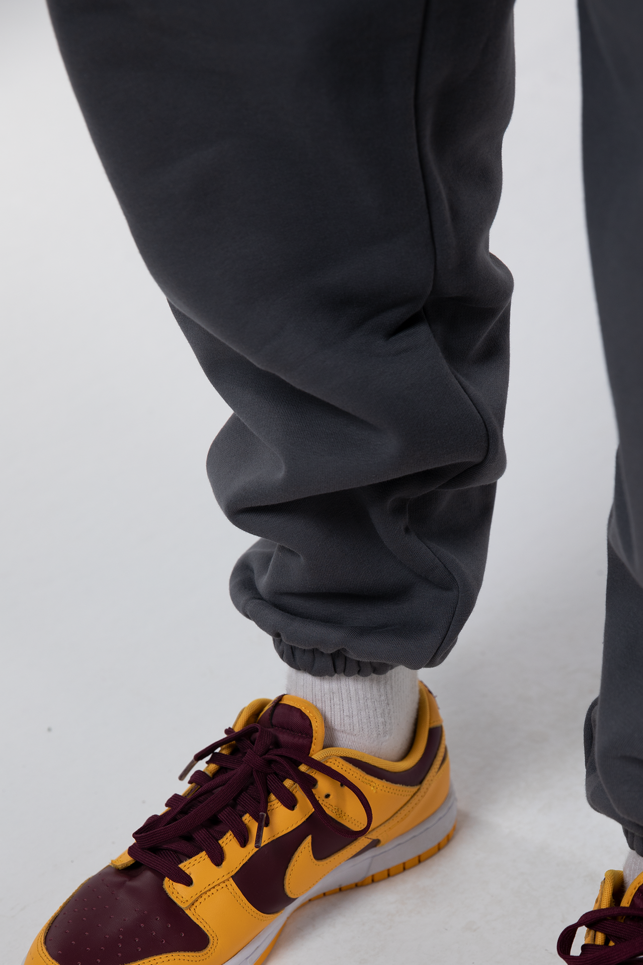 Cuffed Drawstring Joggers (Stone)