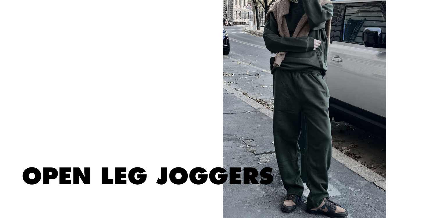 OPEN LEG JOGGERS