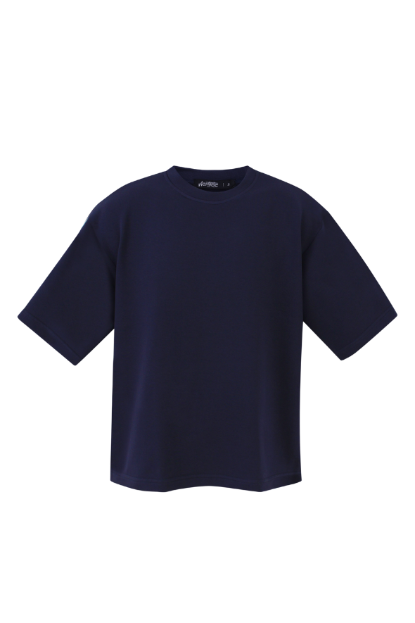 Boxy Tee (Navy)