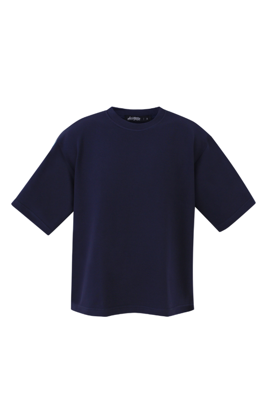 Boxy Tee (Navy)