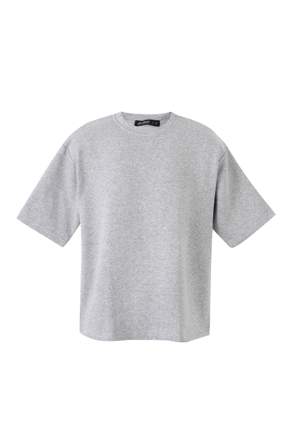 Boxy Tee (Heather Grey)