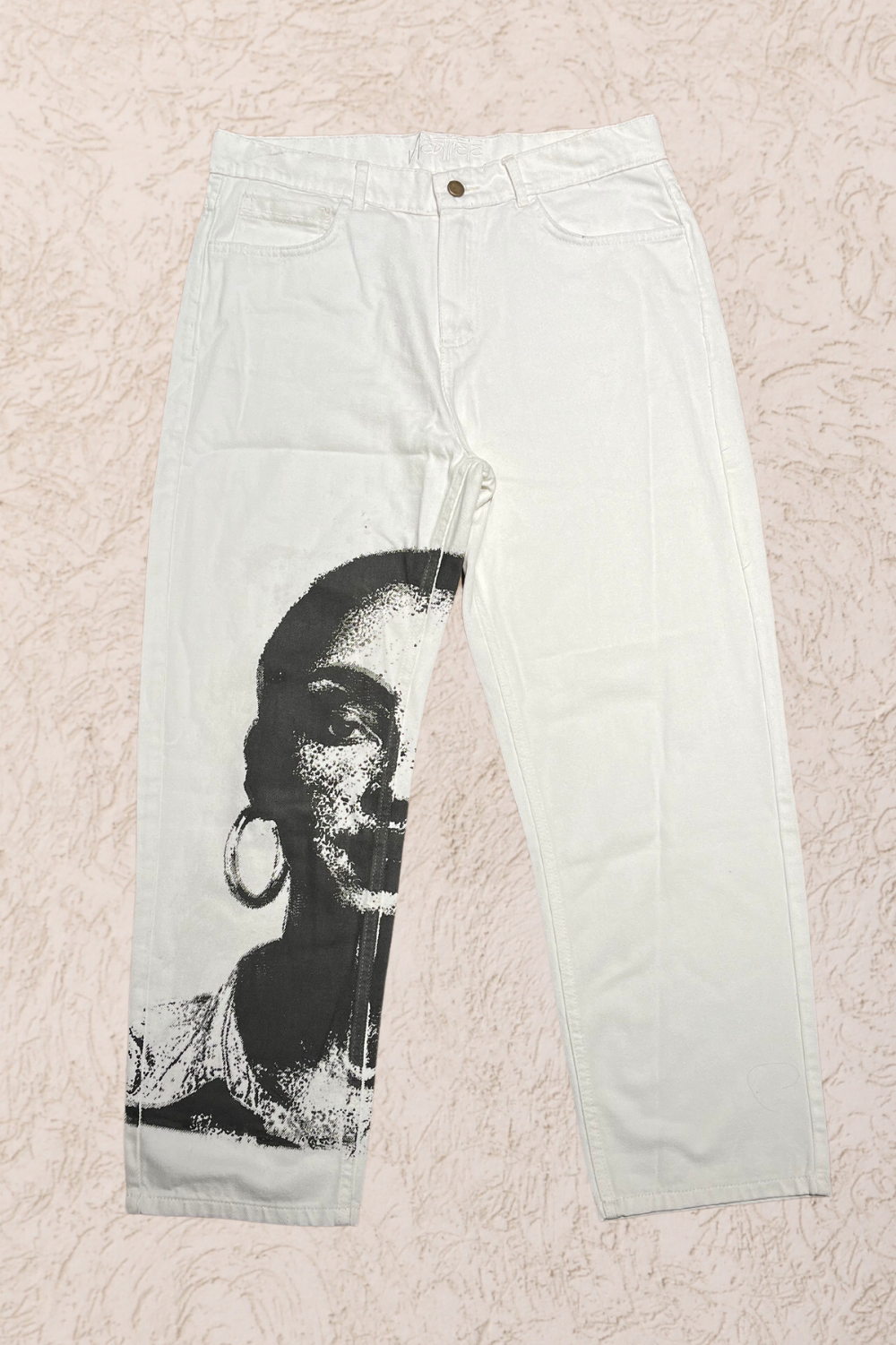 Sade HalfFace White Denim W34