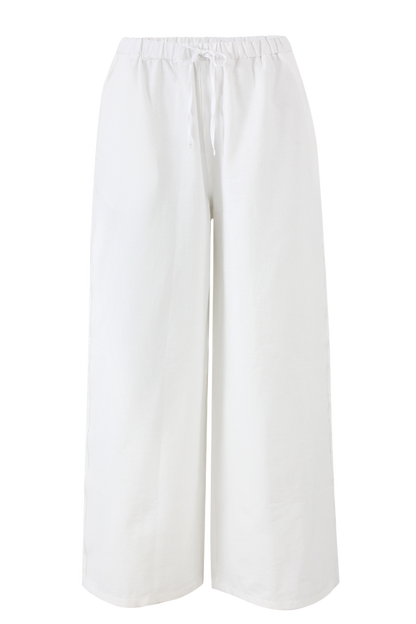 Baggy Linen Pants (White Cream)