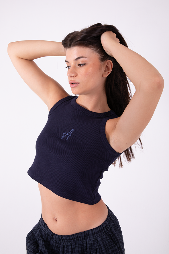 "A" Short Tank (Navy)