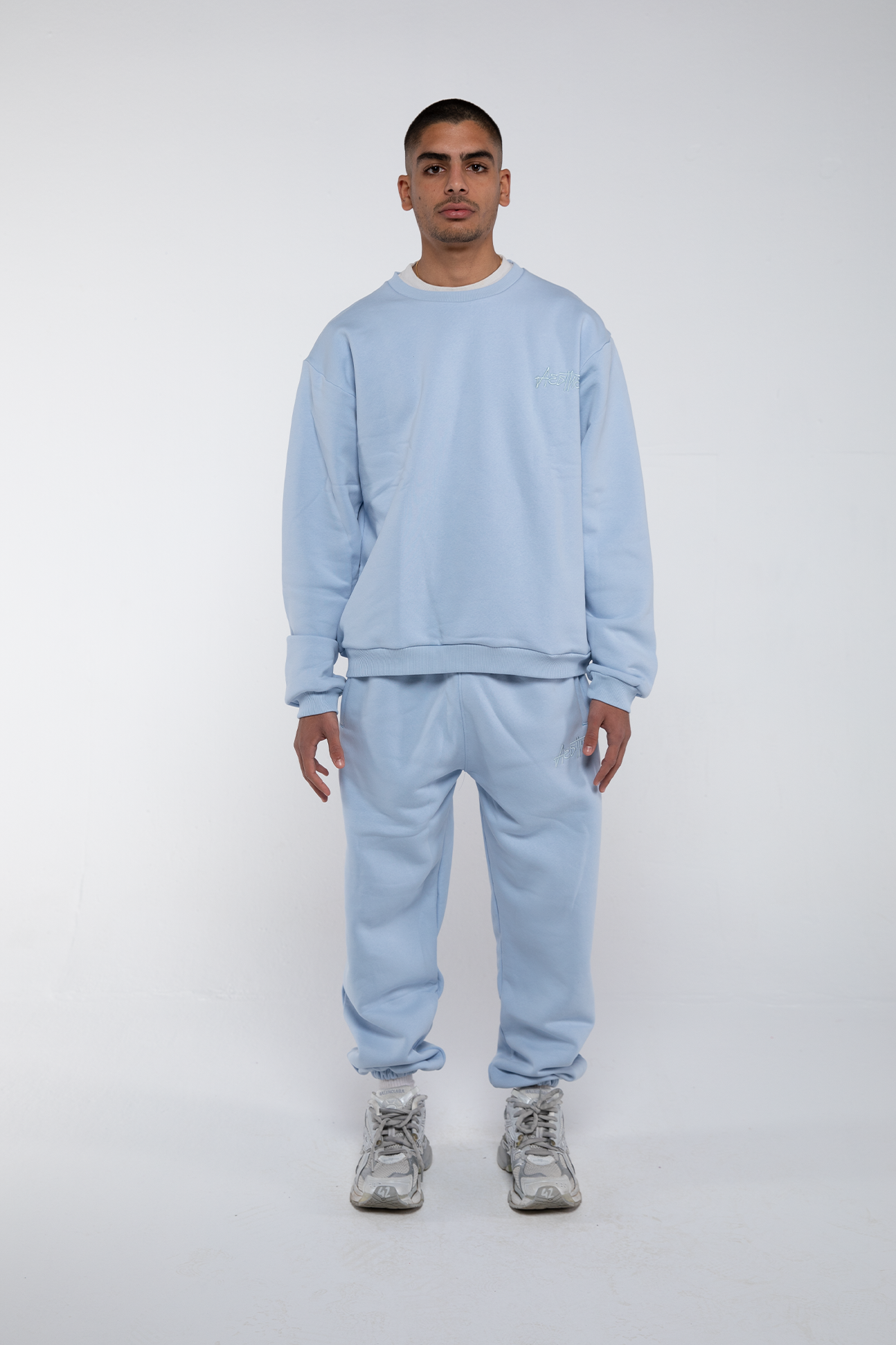 Cuffed Joggers (Sky)