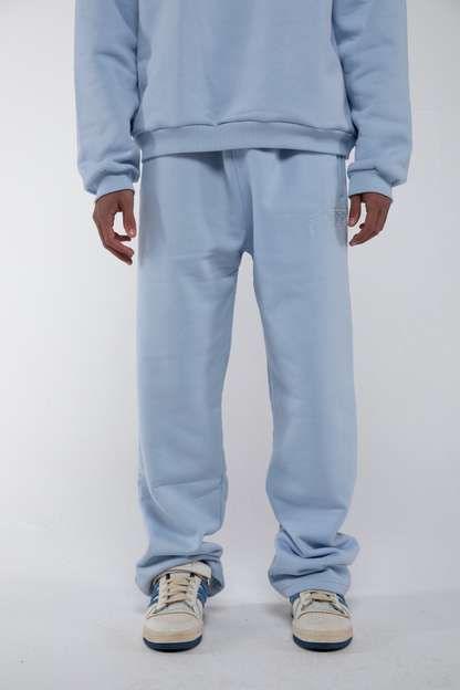 Open leg Joggers (Sky)